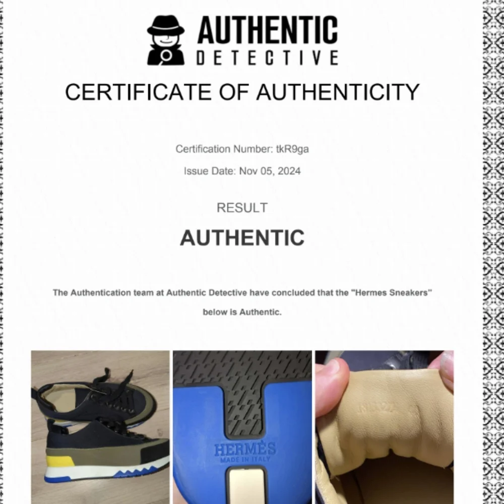 Hermes stadium sneakers Sz 40 - Picture 5 of 16
